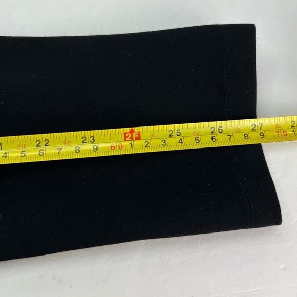 Crown & Ivy True Black Essentials Seamed Pull On Leggings/Stretch Career Pants M - Picture 10 of 10